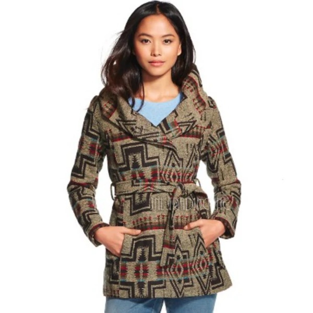 Mossimo Southwestern Blanket Coat Size Medium